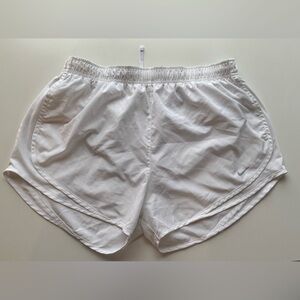 Nike Women's White Athletic Shorts